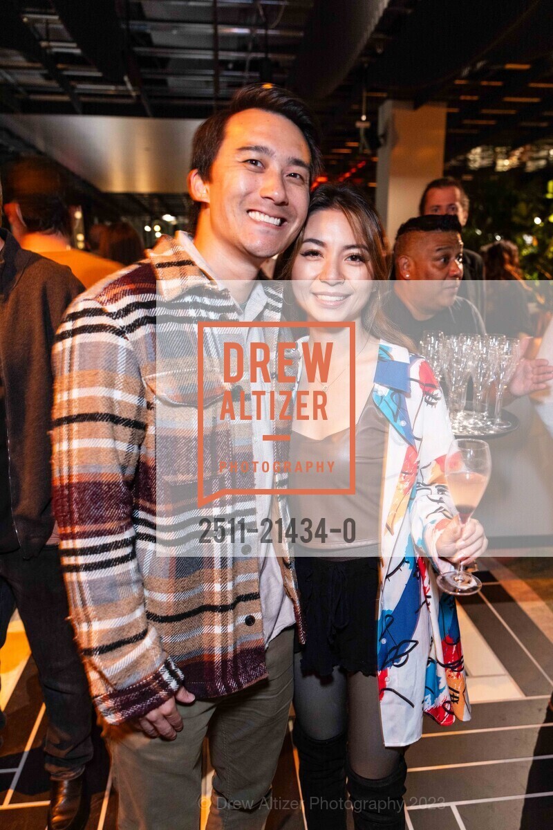 Brian Yang, Anita Huang, Chotto Matte Grand Opening, Chotto Matte. 50 O'Farrell St, SF, CA 94108 US, October 20th, 2023, Photo #2511-21434-0 Brian Yang, Anita Huang, Photo #2511-21434-0