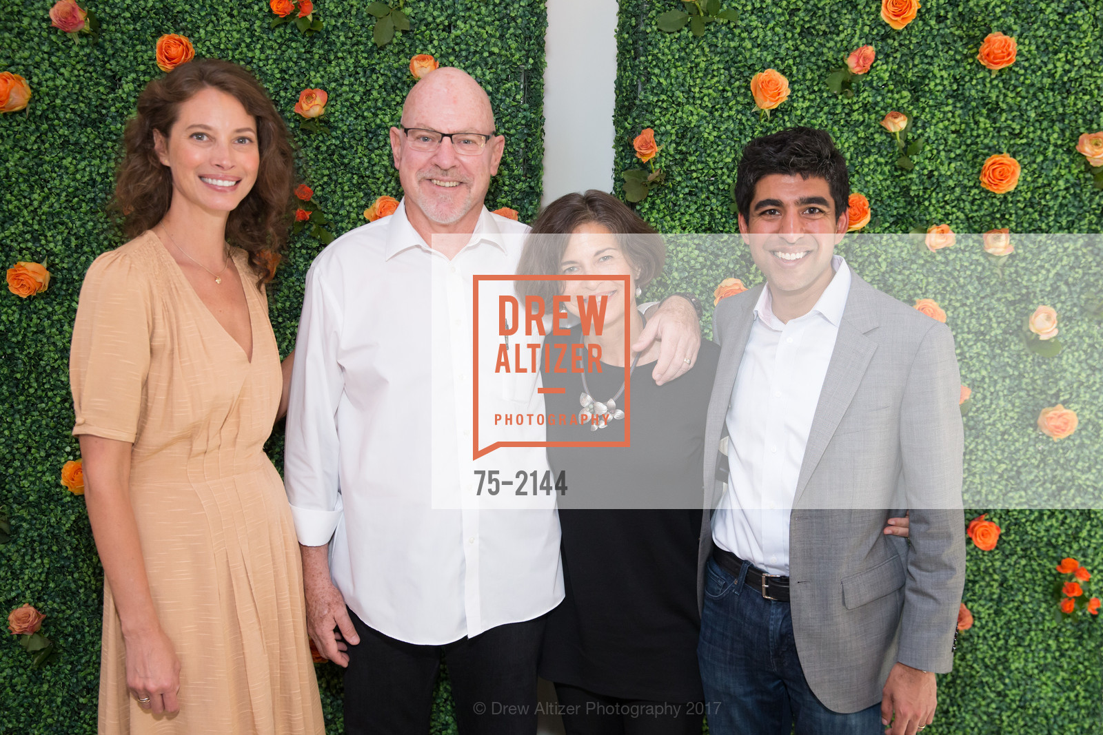 Christy Turlington Burns, Frank Artress, Susan Gustafson, Neel Shah, Photo #75-2144