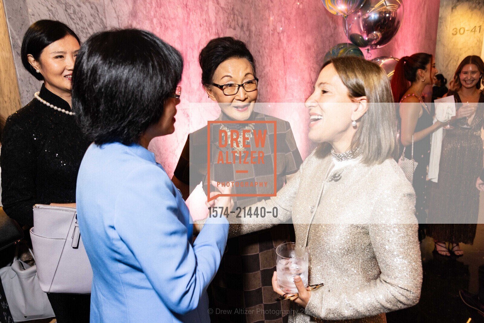 Yan Zhao, Florence Fang, Eleni Kounalakis, The Junior League of San Francisco Women's Leadership Gala 2023, The Green Room. 401 Van Ness Ave, SF, CA 94102 US, October 21st, 2023, Photo #1574-21440-0 Yan Zhao, Florence Fang, Eleni Kounalakis, Photo #1574-21440-0