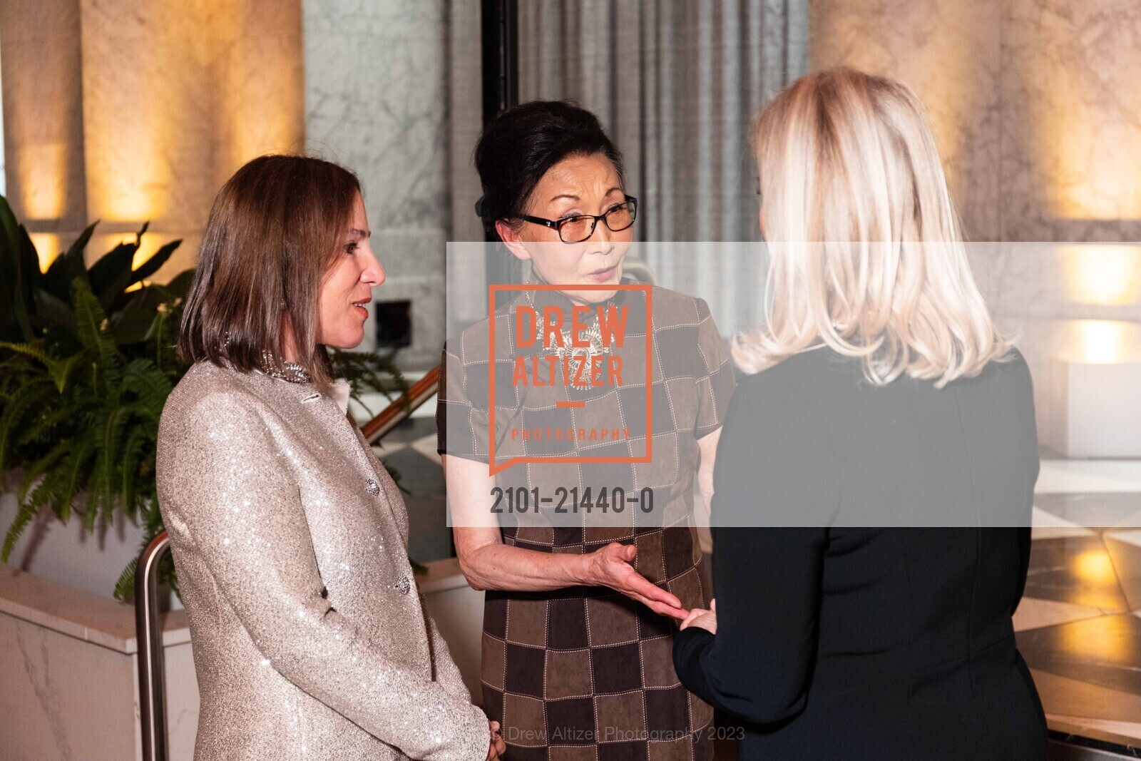 Jane Inch, Florence Fang, The Junior League of San Francisco Women's Leadership Gala 2023, The Green Room. 401 Van Ness Ave, SF, CA 94102 US, October 21st, 2023, Photo #2101-21440-0 Jane Inch, Florence Fang, Photo #2101-21440-0