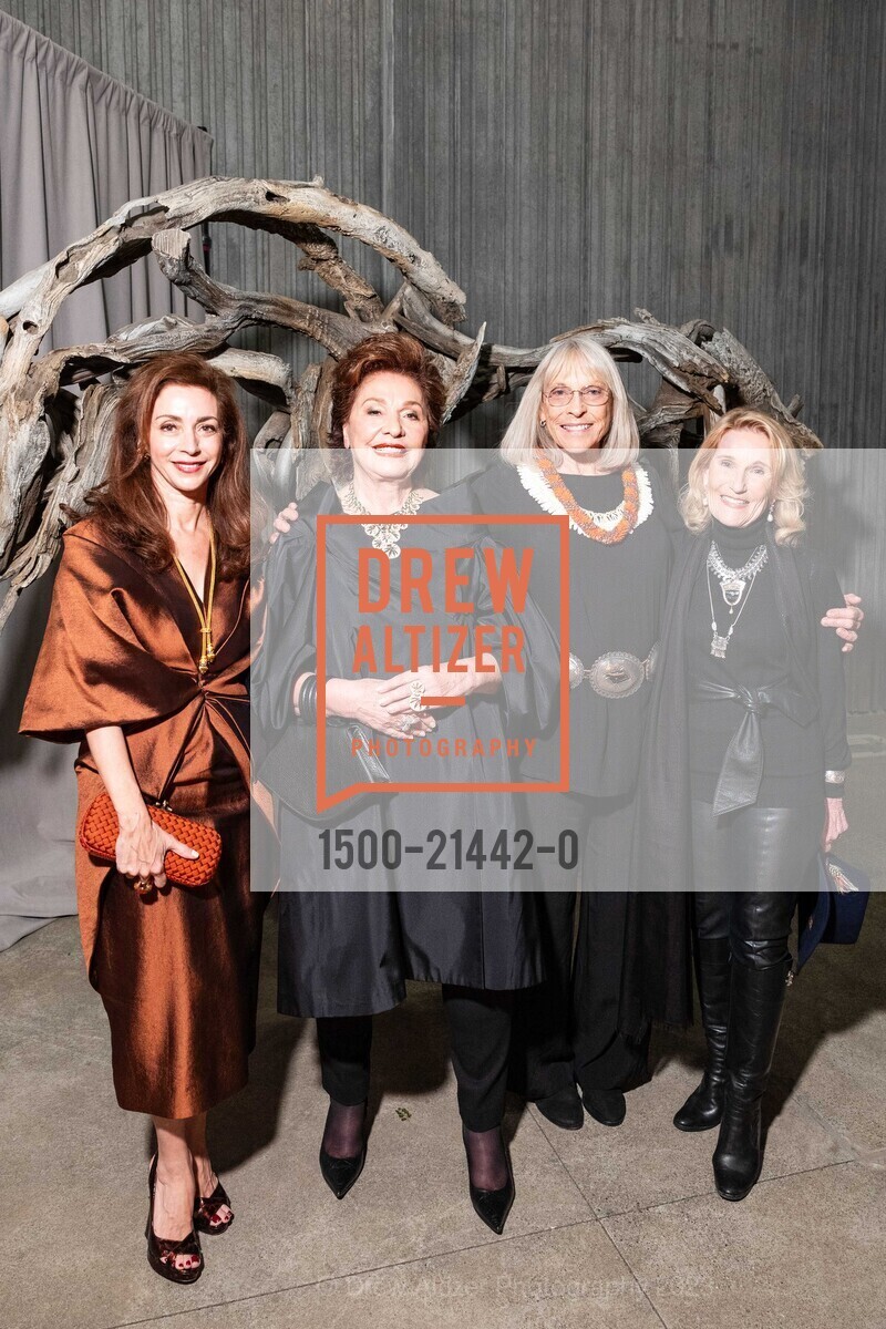 Maryam Muduroglu, Maria Manetti Shrem, Sharon Twigg-Smith, Lorna Meyer Calas, Manetti Shrem Museum of Art Fall Gala, Jan Shrem and Maria Manetti Shrem Museum of Art. 254 Old Davis Rd, Davis, CA 95616, United States, October 21st, 2023, Photo #1500-21442-0 Maryam Muduroglu, Maria Manetti Shrem, Sharon Twigg-Smith, Lorna Meyer Calas, Photo #1500-21442-0