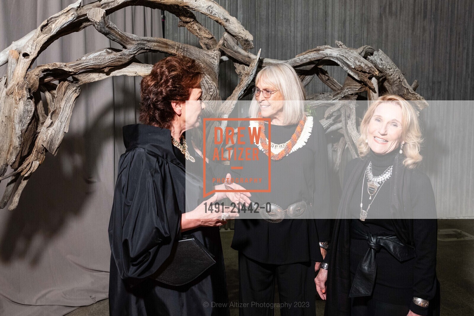 Maria Manetti Shrem, Sharon Twigg-Smith, Lorna Meyer Calas, Manetti Shrem Museum of Art Fall Gala, Jan Shrem and Maria Manetti Shrem Museum of Art. 254 Old Davis Rd, Davis, CA 95616, United States, October 21st, 2023, Photo #1491-21442-0 Maria Manetti Shrem, Sharon Twigg-Smith, Lorna Meyer Calas, Photo #1491-21442-0