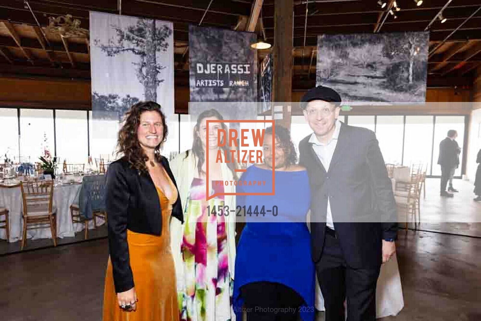 McKenzie Jenning, Dana Martin, Jewel Carter, Martin Rauchbauer, Djerassi Artful Harvest Gala, Djerassi Resident Artists Program. 2325 Bear Gulch Rd, Woodside, CA 94062 US, October 22nd, 2023, Photo #1453-21444-0 McKenzie Jenning, Dana Martin, Jewel Carter, Martin Rauchbauer, Photo #1453-21444-0