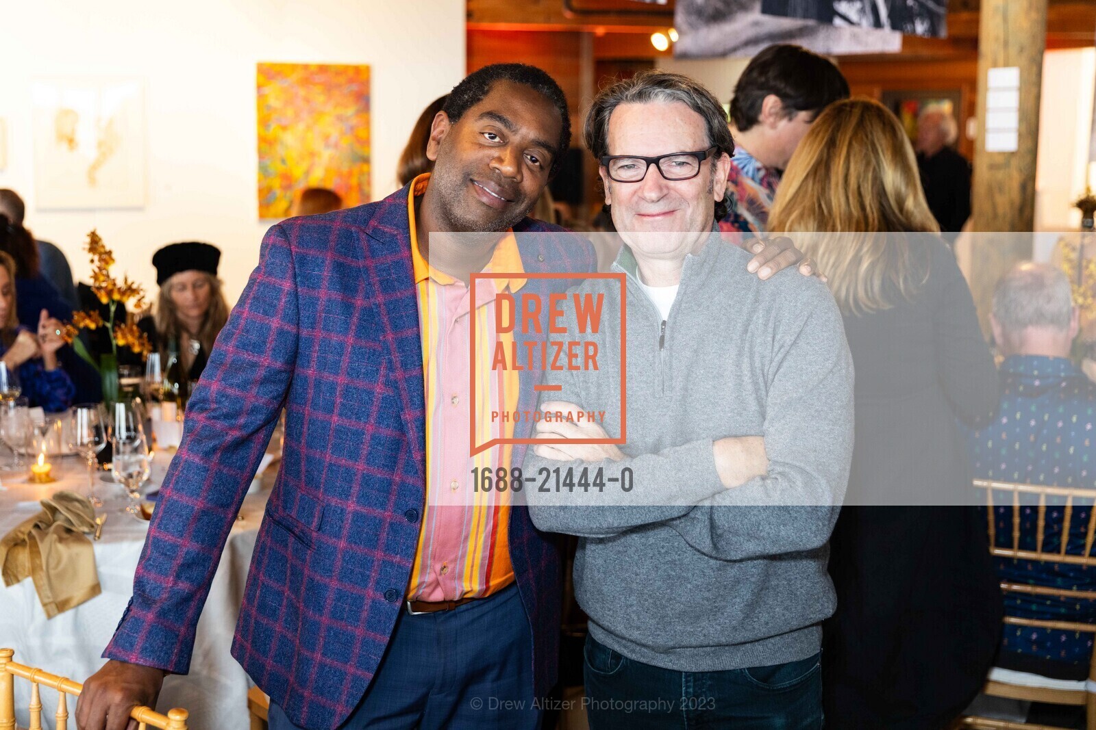 Yosvany Terry, Cass Calder Smith, Djerassi Artful Harvest Gala, Djerassi Resident Artists Program. 2325 Bear Gulch Rd, Woodside, CA 94062 US, October 22nd, 2023, Photo #1688-21444-0 Yosvany Terry, Cass Calder Smith, Photo #1688-21444-0