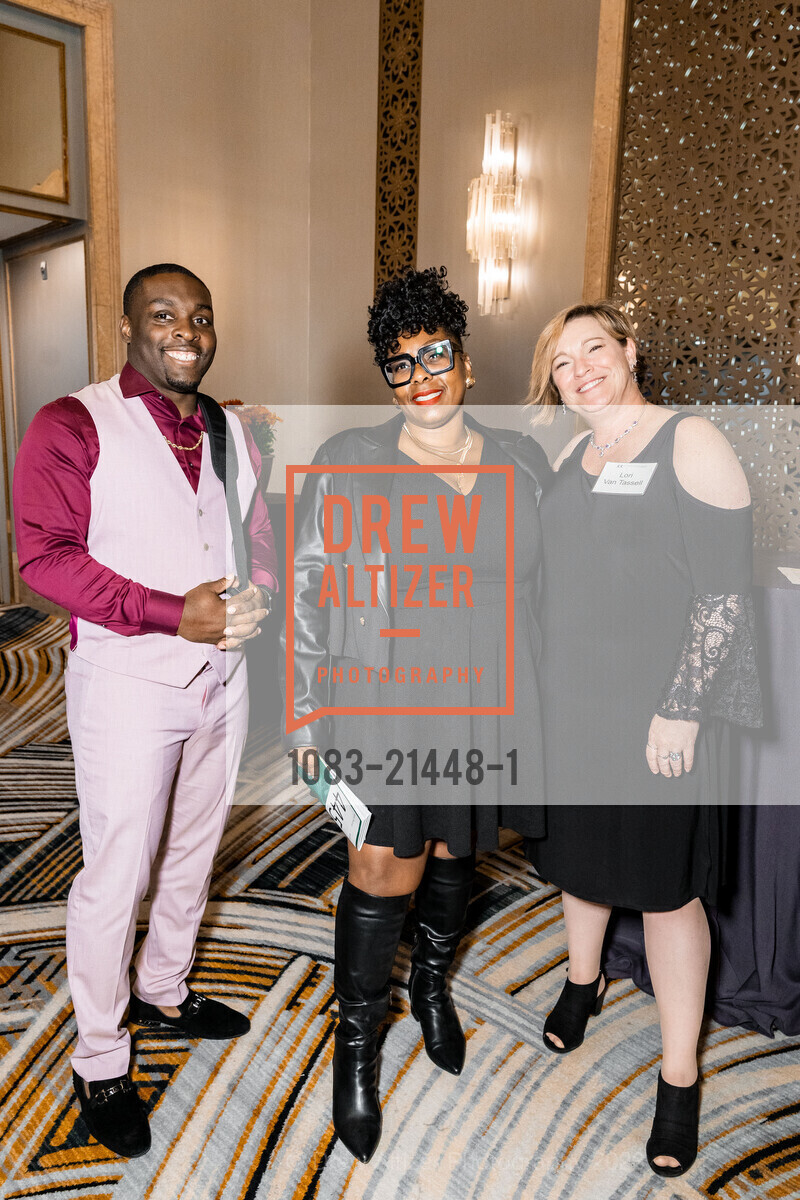 Dexter Bibbs, Sharonda Aaron, Lori Van Tassell, 30th Annual Brennan Award Dinner, The Westin St. Francis San Francisco on Union Square. 335 Powell St, SF, CA 94102 US, October 26th, 2023, Photo #1083-21448-1 Dexter Bibbs, Sharonda Aaron, Lori Van Tassell, Photo #1083-21448-1