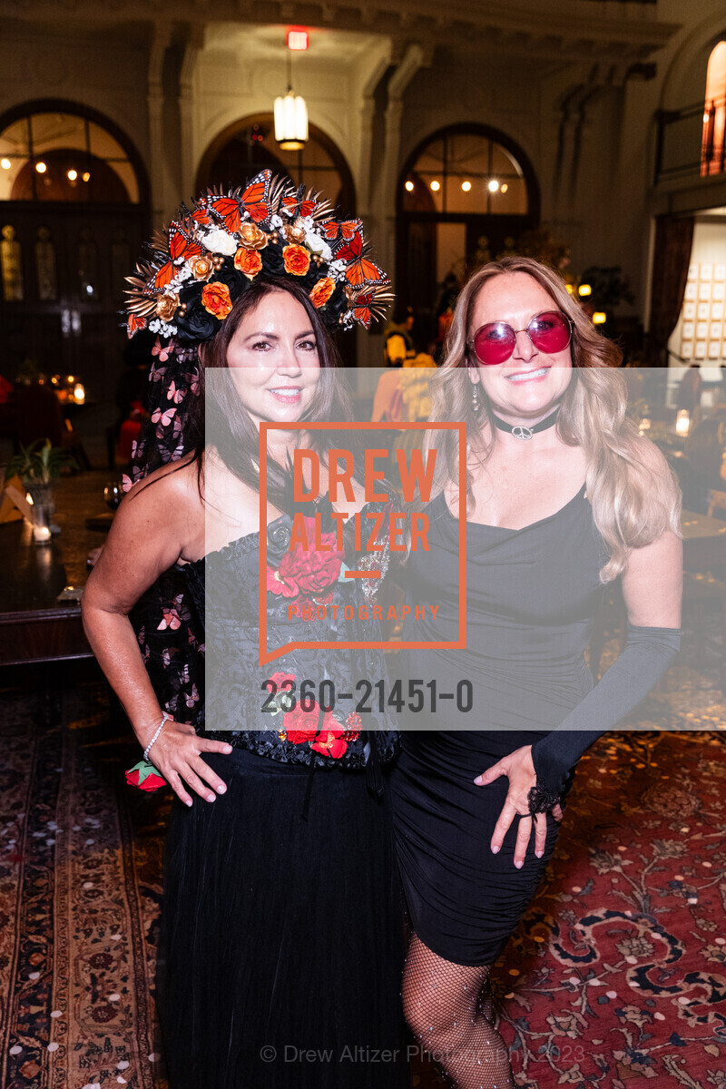 Karen Hout, Renee Ryan, A Benefit Costume Ball to Support San Francisco Artists, St. Joseph's Church. 1401 Howard St, SF, CA 94103 US, October 26th, 2023, Photo #2360-21451-0 Karen Hout, Renee Ryan, Photo #2360-21451-0