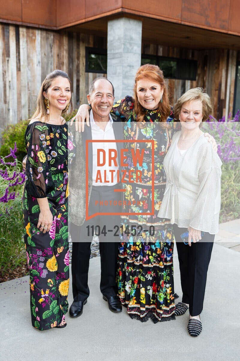 Amy Dornbusch, Michael Marks, Sarah Ferguson Duchess of York, Carole Marks, The V Foundation's "Dinner with the Duchess", Private Residence, October 27th, 2023, Photo #1104-21452-0 Amy Dornbusch, Michael Marks, Sarah Ferguson Duchess of York, Carole Marks, Photo #1104-21452-0