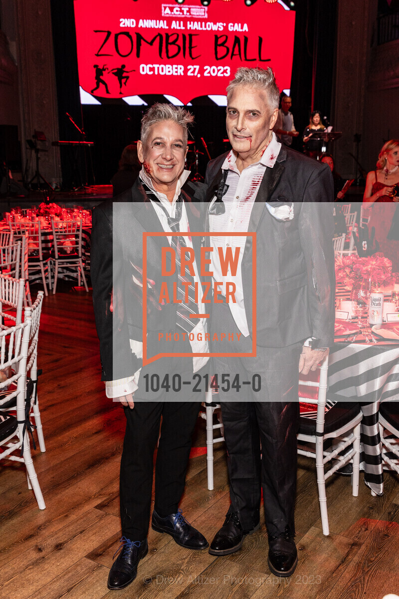 Joe D'Alessandro, David Jones, A.C.T.'s 2nd Annual All Hallows' Gala: Zombie Ball 2023, August Hall. 420 Mason Street, San Francisco, CA 94102 US, October 27th, 2023, Photo #1040-21454-0 Joe D'Alessandro, David Jones, Photo #1040-21454-0