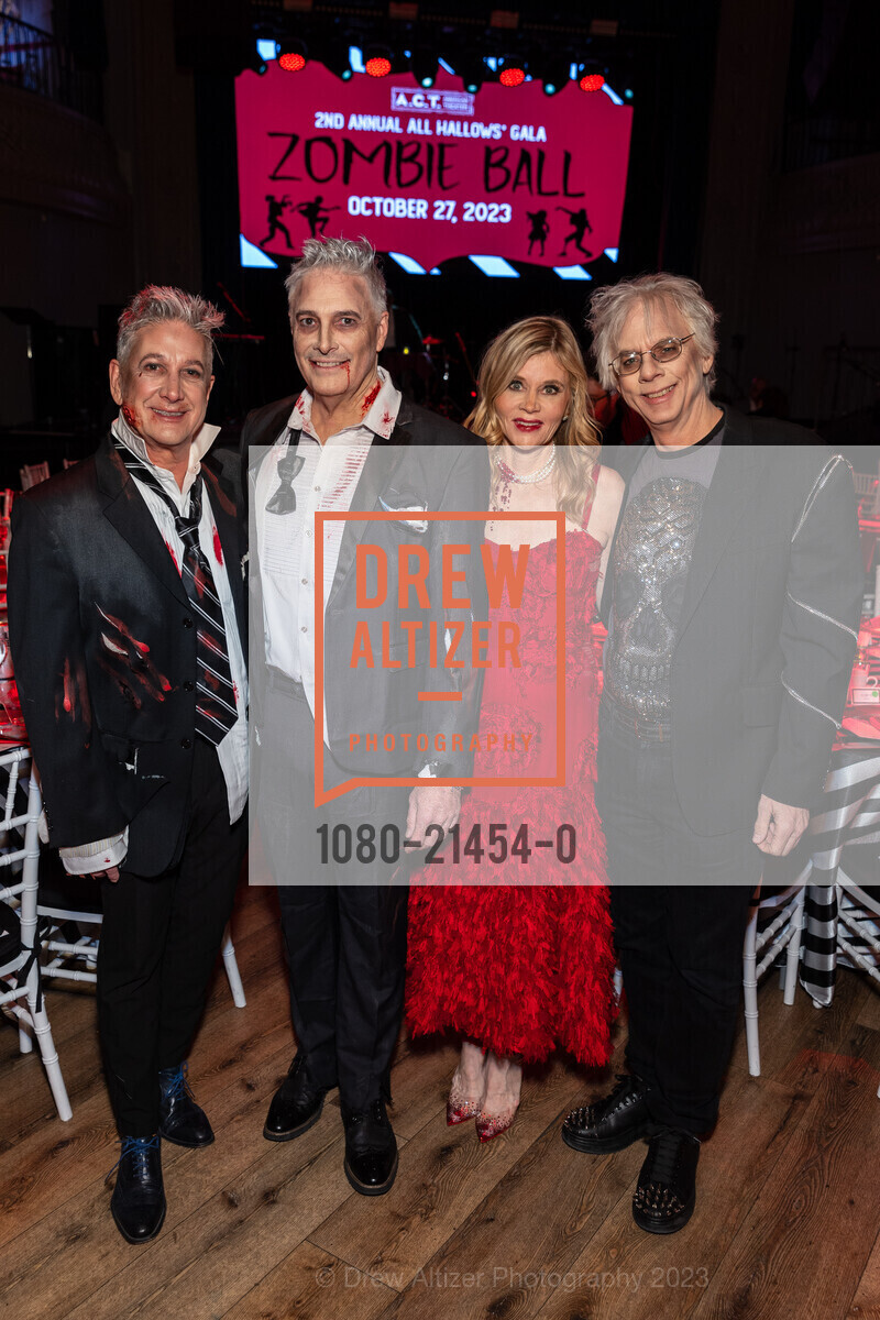 Joe D'Alessandro, David Jones, Heather Stallings Little, John Little, A.C.T.'s 2nd Annual All Hallows' Gala: Zombie Ball 2023, August Hall. 420 Mason Street, San Francisco, CA 94102 US, October 27th, 2023, Photo #1080-21454-0 Joe D'Alessandro, David Jones, Heather Stallings Little, John Little, Photo #1080-21454-0