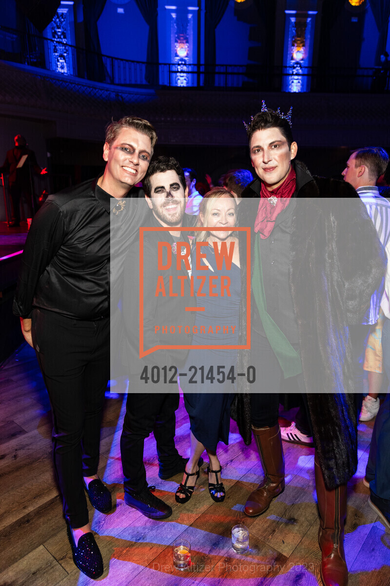 Adam Mischlich, Ryan Amaral, Rebecca Kaykas-Wolff, Jesse Lee Eller, A.C.T.'s 2nd Annual All Hallows' Gala: Zombie Ball 2023, August Hall. 420 Mason Street, San Francisco, CA 94102 US, October 27th, 2023, Photo #4012-21454-0 Adam Mischlich, Ryan Amaral, Rebecca Kaykas-Wolff, Jesse Lee Eller, Photo #4012-21454-0