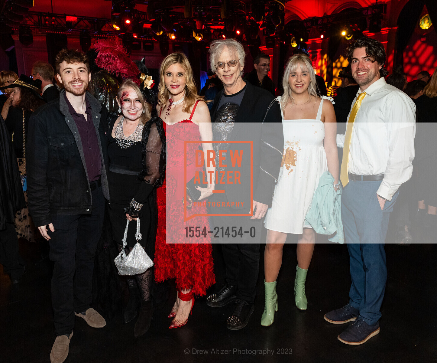 Ethan Drohan, Susan Novell, Heather Stallings Little, John Little, Lexie Hettick, Fergus Macfhionnlaoich, A.C.T.'s 2nd Annual All Hallows' Gala: Zombie Ball 2023, August Hall. 420 Mason Street, San Francisco, CA 94102 US, October 27th, 2023, Photo #1554-21454-0 Ethan Drohan, Susan Novell, Heather Stallings Little, John Little, Lexie Hettick, Fergus Macfhionnlaoich, Photo #1554-21454-0