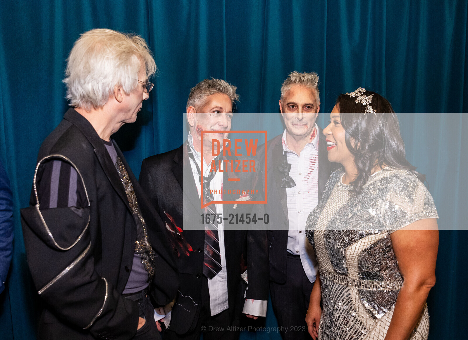 John Little, Joe D'Alessandro, David Little, London Breed, A.C.T.'s 2nd Annual All Hallows' Gala: Zombie Ball 2023, August Hall. 420 Mason Street, San Francisco, CA 94102 US, October 27th, 2023, Photo #1675-21454-0 John Little, Joe D'Alessandro, David Little, London Breed, Photo #1675-21454-0