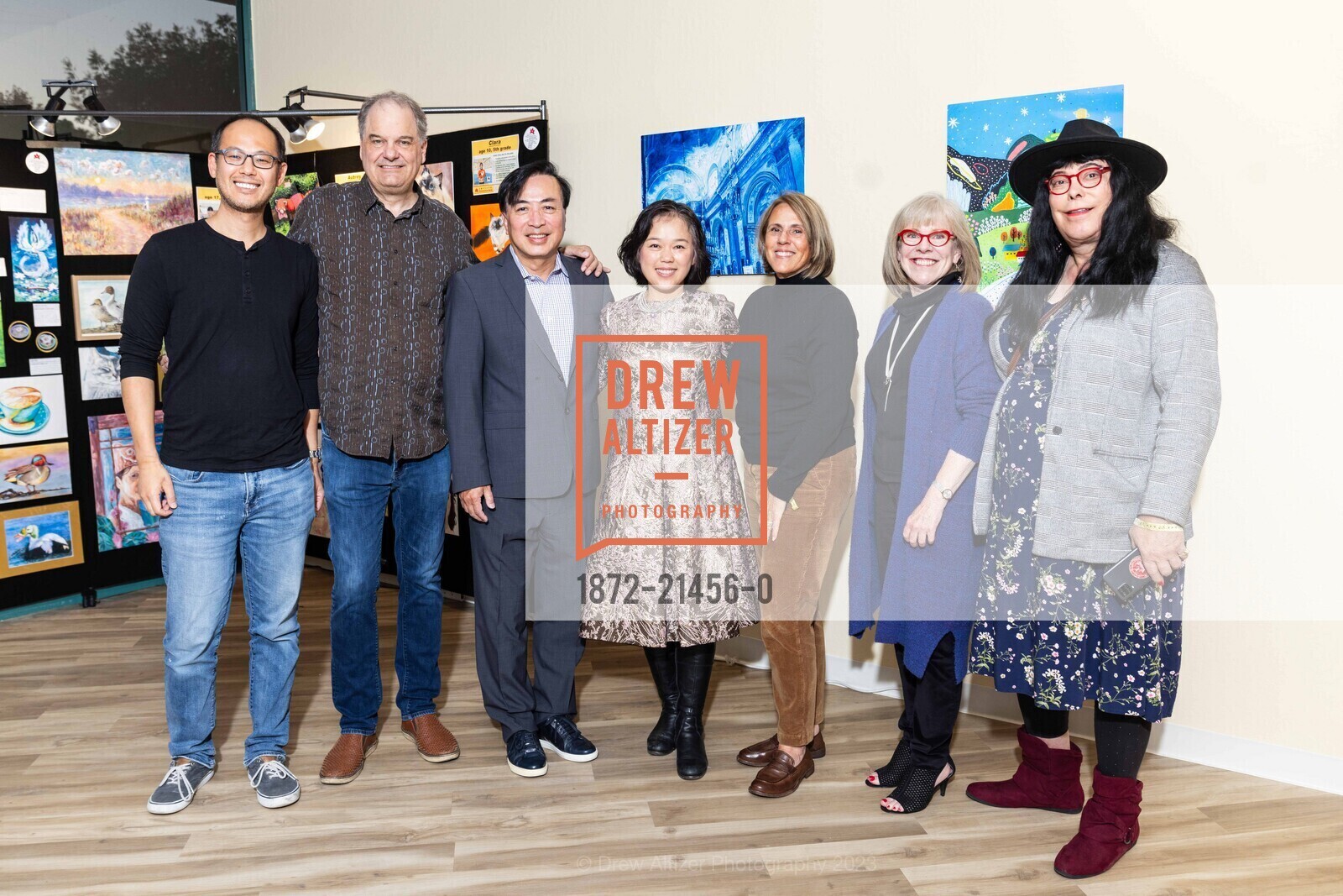 Mike Myers, Limin Hu, Helen Yang, Denise Cartmill, Roz Della Giordano, You and i in Harmony Hosted by Visionary Arts, Suite A106 and A107. 1072 S De Anza Blvd, San Jose, CA 95129 US, October 28th, 2023, Photo #1872-21456-0 Mike Myers, Limin Hu, Helen Yang, Denise Cartmill, Roz Della Giordano, Photo #1872-21456-0
