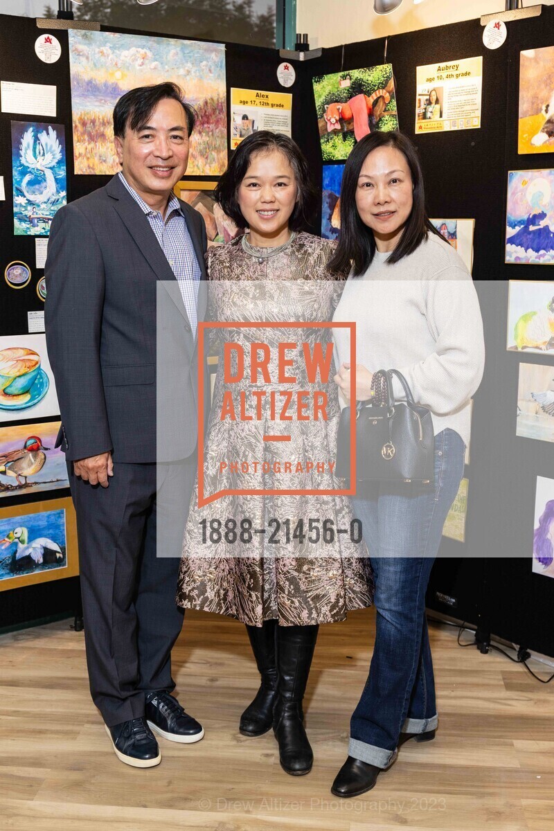 Limin Hu, Helen Yang, Wenli Yang, You and i in Harmony Hosted by Visionary Arts, Suite A106 and A107. 1072 S De Anza Blvd, San Jose, CA 95129 US, October 28th, 2023, Photo #1888-21456-0 Limin Hu, Helen Yang, Wenli Yang, Photo #1888-21456-0