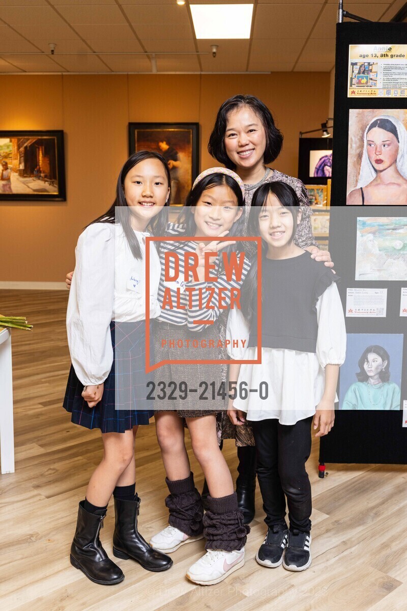 Aubrey Yuan, Clara Qiang, Mina Yamauchi, Helen Yang, You and i in Harmony Hosted by Visionary Arts, Suite A106 and A107. 1072 S De Anza Blvd, San Jose, CA 95129 US, October 28th, 2023, Photo #2329-21456-0 Aubrey Yuan, Clara Qiang, Mina Yamauchi, Helen Yang, Photo #2329-21456-0