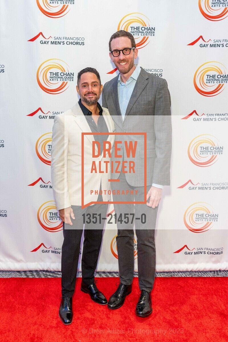 Chris Verdugo, Scott Wiener, Opening Celebration for the Chan National Queer Arts Center, Chan National Queer Arts Center. 170 Valencia St, SF, CA 94103 US, October 28th, 2023, Photo #1351-21457-0 Chris Verdugo, Scott Wiener, Photo #1351-21457-0