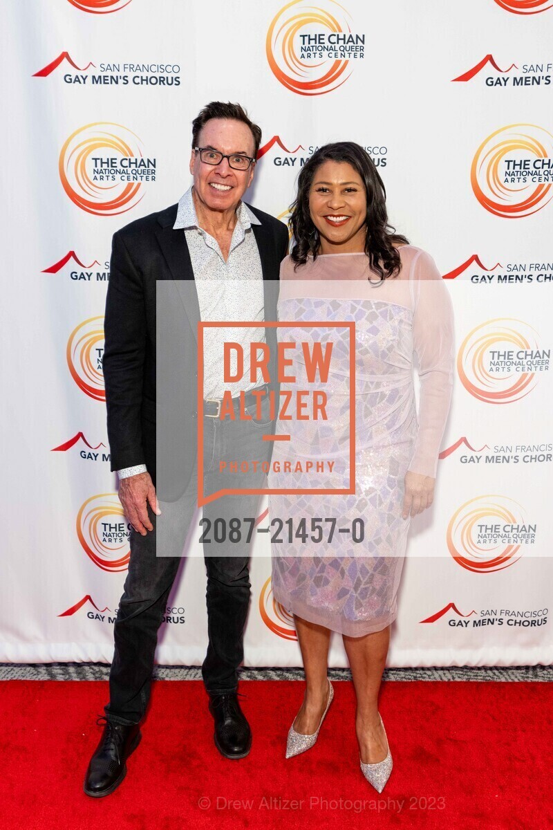 Greg Sarris, London Breed, Opening Celebration for the Chan National Queer Arts Center, Chan National Queer Arts Center. 170 Valencia St, SF, CA 94103 US, October 28th, 2023, Photo #2087-21457-0 Greg Sarris, London Breed, Photo #2087-21457-0