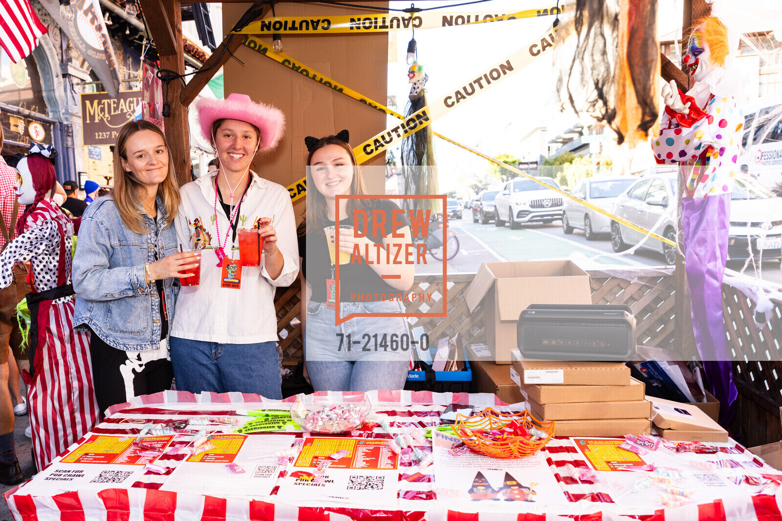 Katie Moore, Alex Yampolsky, Crawloween 2023, Mayes Oyster House. 1233 Polk Street, October 29th, 2023, Photo #71-21460-0 Katie Moore, Alex Yampolsky, Photo #71-21460-0