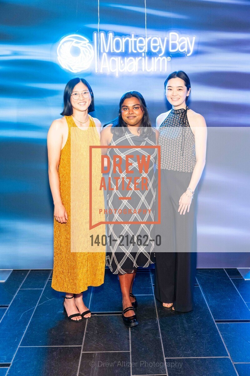 Rebecca Ju, Aneesha Gharpurey, Caitlin Chiang, The Monterey Bay Aquarium's David Packard Award Dinner, Rosewood Sand Hill. 2825 Sand Hill Rd, Menlo Park, CA 94025 US, Photo #1401-21462-0 Rebecca Ju, Aneesha Gharpurey, Caitlin Chiang, Photo #1401-21462-0
