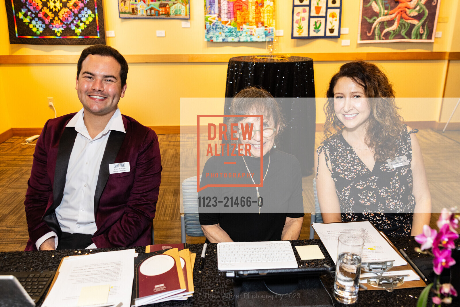 Bruno de Sousa, Andrea Chester, Side By Side's Reach for the Stars 2023 Gala, Mill Valley Community Center. 180 Camino Alto, Mill Valley, ca 94941 US, November 4th, 2023, Photo #1123-21466-0 Bruno de Sousa, Andrea Chester, Photo #1123-21466-0