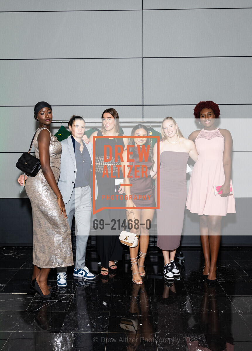 Seynabou Thiam, Sol Castro, Marina Hernandez, Mia Vuksic, Jasmine Gayles, Lorena Barbosa, The Hilltop Club Foundation Tip-Off Gala, One Sansome Street. One Sansome Street, SAN FRANCISCO, California 94104 US, November 4th, 2023, Photo #69-21468-0 Seynabou Thiam, Sol Castro, Marina Hernandez, Mia Vuksic, Jasmine Gayles, Lorena Barbosa, Photo #69-21468-0