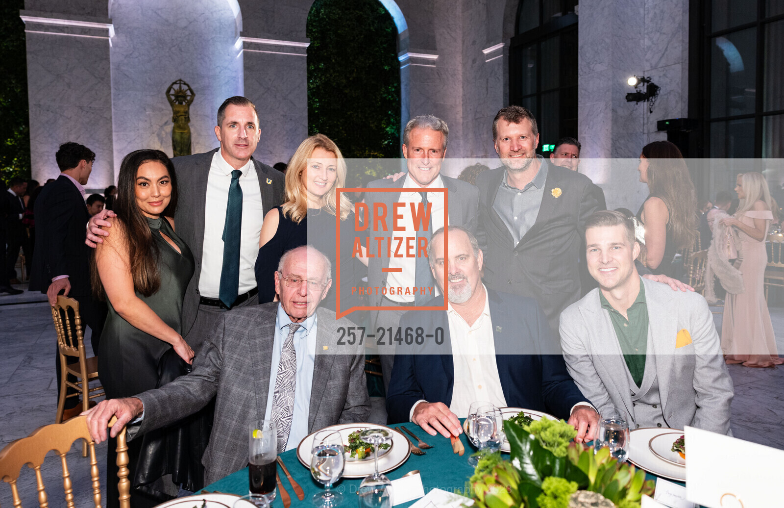 Ila Gerlufsen, Chris Gerlufsen, Melinda McNicholas, Patrick McNicholas, Kevin Malloy, Tom Malloy, Ryan Oppelt, Matt Quinlan, The Hilltop Club Foundation Tip-Off Gala, One Sansome Street. One Sansome Street, SAN FRANCISCO, California 94104 US, November 4th, 2023, Photo #257-21468-0 Ila Gerlufsen, Chris Gerlufsen, Melinda McNicholas, Patrick McNicholas, Kevin Malloy, Tom Malloy, Ryan Oppelt, Matt Quinlan, Photo #257-21468-0