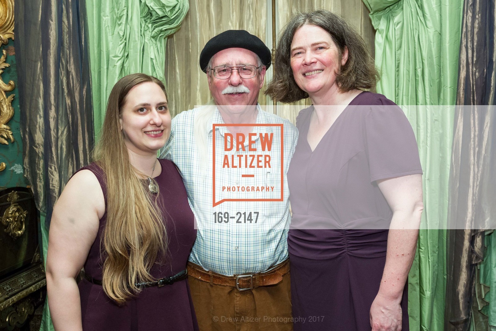 Ariana Golden, Patrick Golden, Marianne Atherton, Gordon and Ann Getty Host the Crowden School 10 year anniversary John Adams Young Composers Program, Private Residence, May 3rd, 2017, Photo #169-2147 Ariana Golden, Patrick Golden, Marianne Atherton, Photo #169-2147