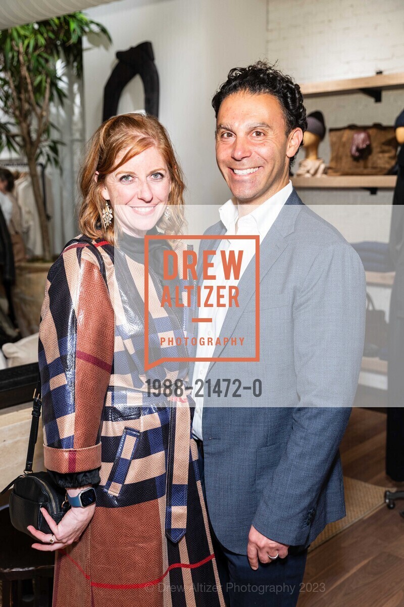 Tiffany Gantus, Brandon Gantus, Banana Republic's Geary Flagship Store Grand Opening, Banana Republic. 152 Geary St, SF, CA 94108 US, November 2nd, 2023, Photo #1988-21472-0 Tiffany Gantus, Brandon Gantus, Photo #1988-21472-0