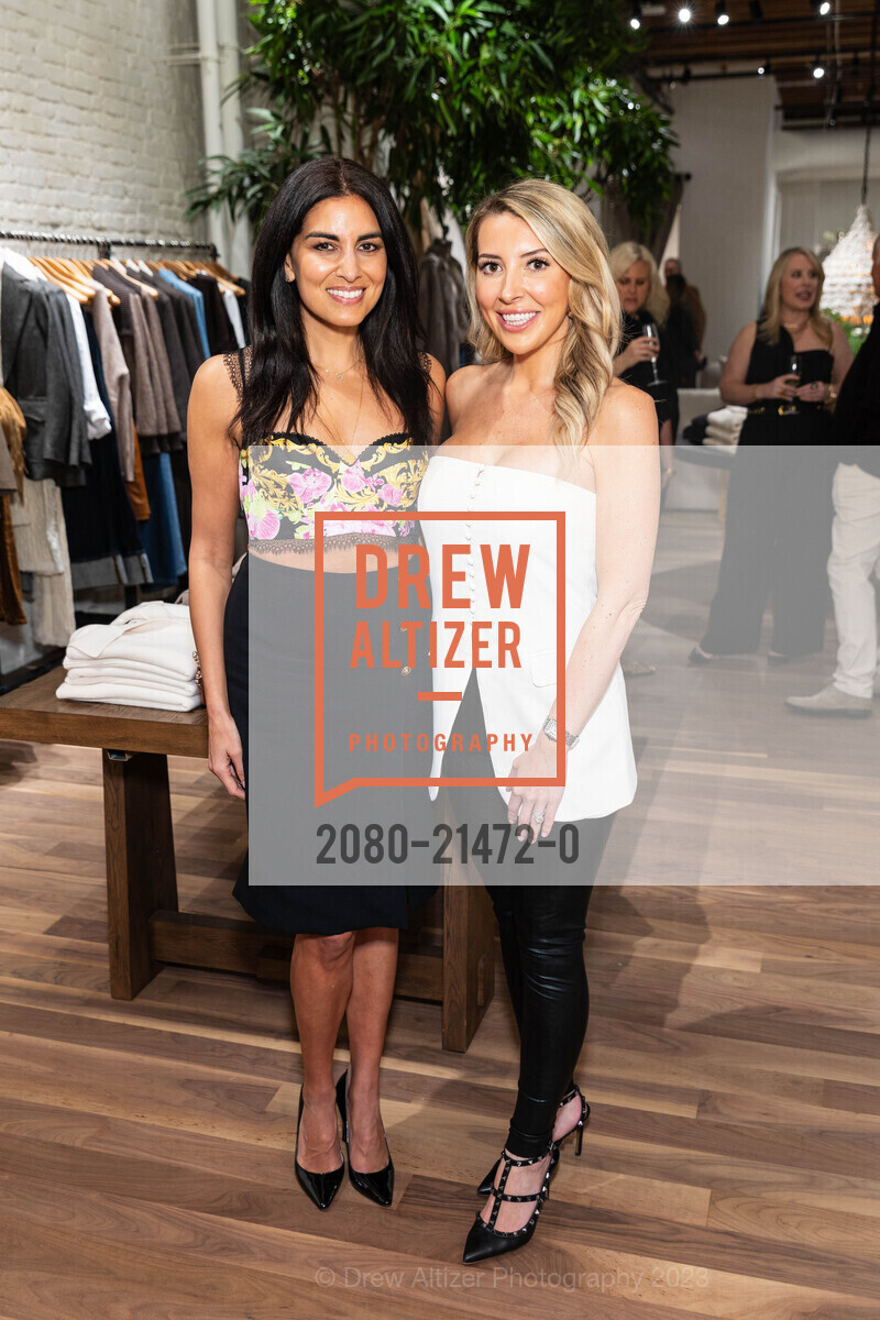 Ami Palan, Alexandra O'Brien, Banana Republic's Geary Flagship Store Grand Opening, Banana Republic. 152 Geary St, SF, CA 94108 US, November 2nd, 2023, Photo #2080-21472-0 Ami Palan, Alexandra O'Brien, Photo #2080-21472-0