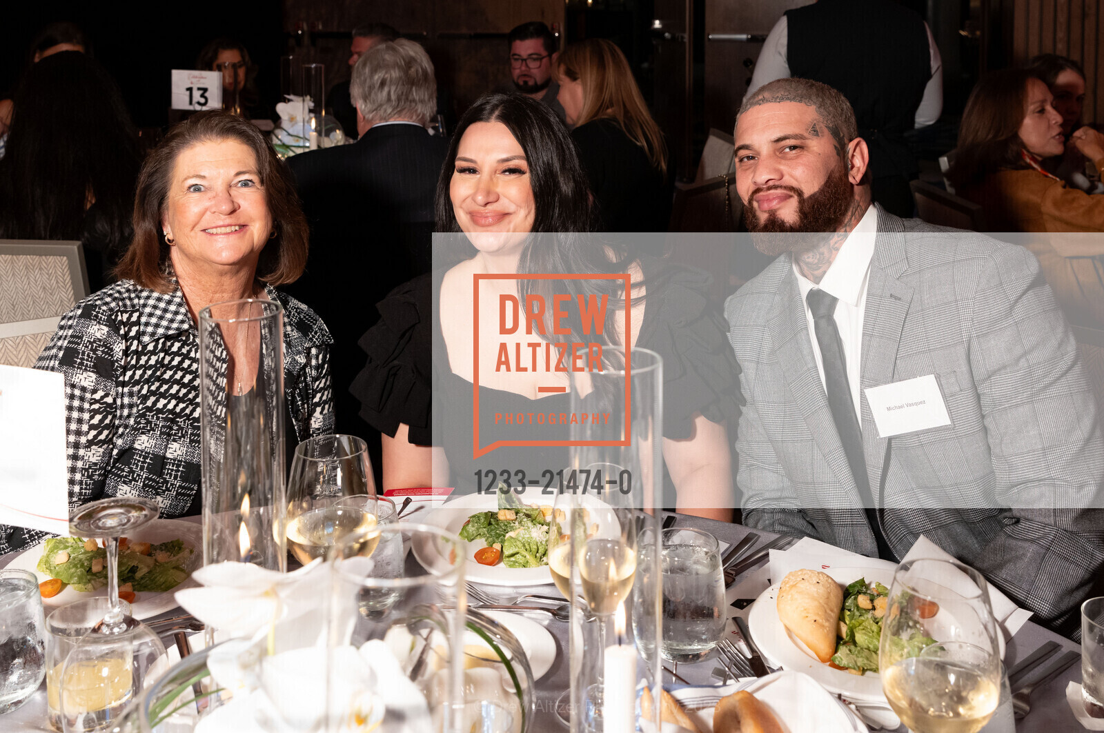 Wendy Stewart, Adriana Michel, Michael Vasquez, In Celebration with CAMINAR, NIA Hotel. 200 Independence Dr, Menlo Park, CA 94025, November 4th, 2023, Photo #1233-21474-0 Wendy Stewart, Adriana Michel, Michael Vasquez, Photo #1233-21474-0