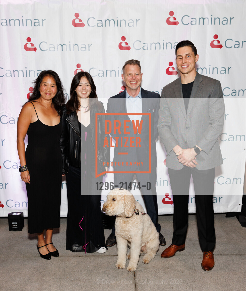 Joanne Wu Jennings, Liana Jennings, Brad Kenny, Drew Robinson, Ellie, In Celebration with CAMINAR, NIA Hotel. 200 Independence Dr, Menlo Park, CA 94025, November 4th, 2023, Photo #1296-21474-0 Joanne Wu Jennings, Liana Jennings, Brad Kenny, Drew Robinson, Ellie, Photo #1296-21474-0