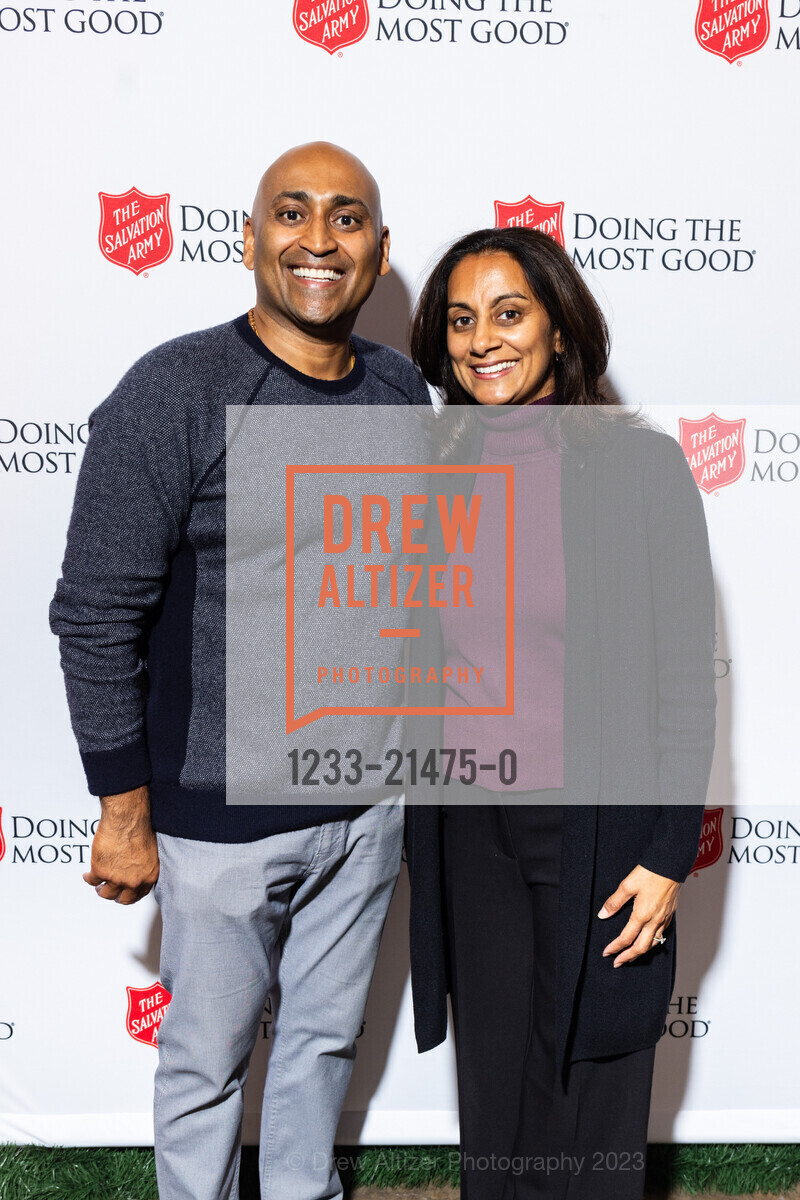Dipak Patel, Kalpana Patel, Salvation Army's Holiday Luncheon, The Hibernia. 1 Jones St, SF, CA 94102 US, November 8th, 2023, Photo #1233-21475-0 Dipak Patel, Kalpana Patel, Photo #1233-21475-0