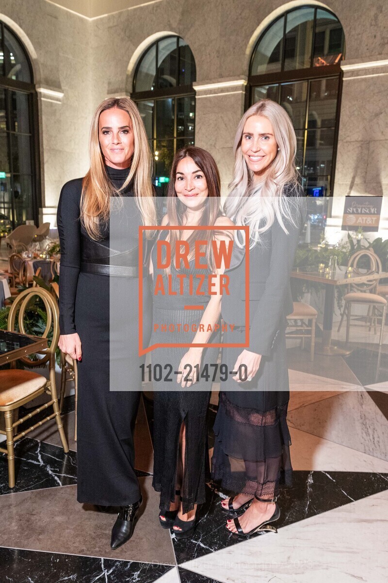 Melissa Siebel Schiller, Claudia Gladish, Lindsey Abramo, Representation Project's 2023 Gala, The Conservatory at One Sansome. One Sansome St, SF, CA 94104 US, November 9th, 2023, Photo #1102-21479-0 Melissa Siebel Schiller, Claudia Gladish, Lindsey Abramo, Photo #1102-21479-0
