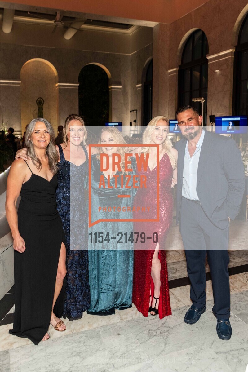 Brenda Owens, Kathleen Heldman, Rebecca Cooper, Caroline Heldman, Justin Starnes, Representation Project's 2023 Gala, The Conservatory at One Sansome. One Sansome St, SF, CA 94104 US, November 9th, 2023, Photo #1154-21479-0 Brenda Owens, Kathleen Heldman, Rebecca Cooper, Caroline Heldman, Justin Starnes, Photo #1154-21479-0