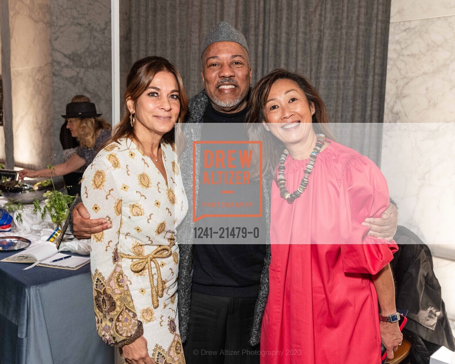 Julie Costanzo, Alonzo King, Lucia Choi-Dalton, Representation Project's 2023 Gala, The Conservatory at One Sansome. One Sansome St, SF, CA 94104 US, November 9th, 2023, Photo #1241-21479-0 Julie Costanzo, Alonzo King, Lucia Choi-Dalton, Photo #1241-21479-0