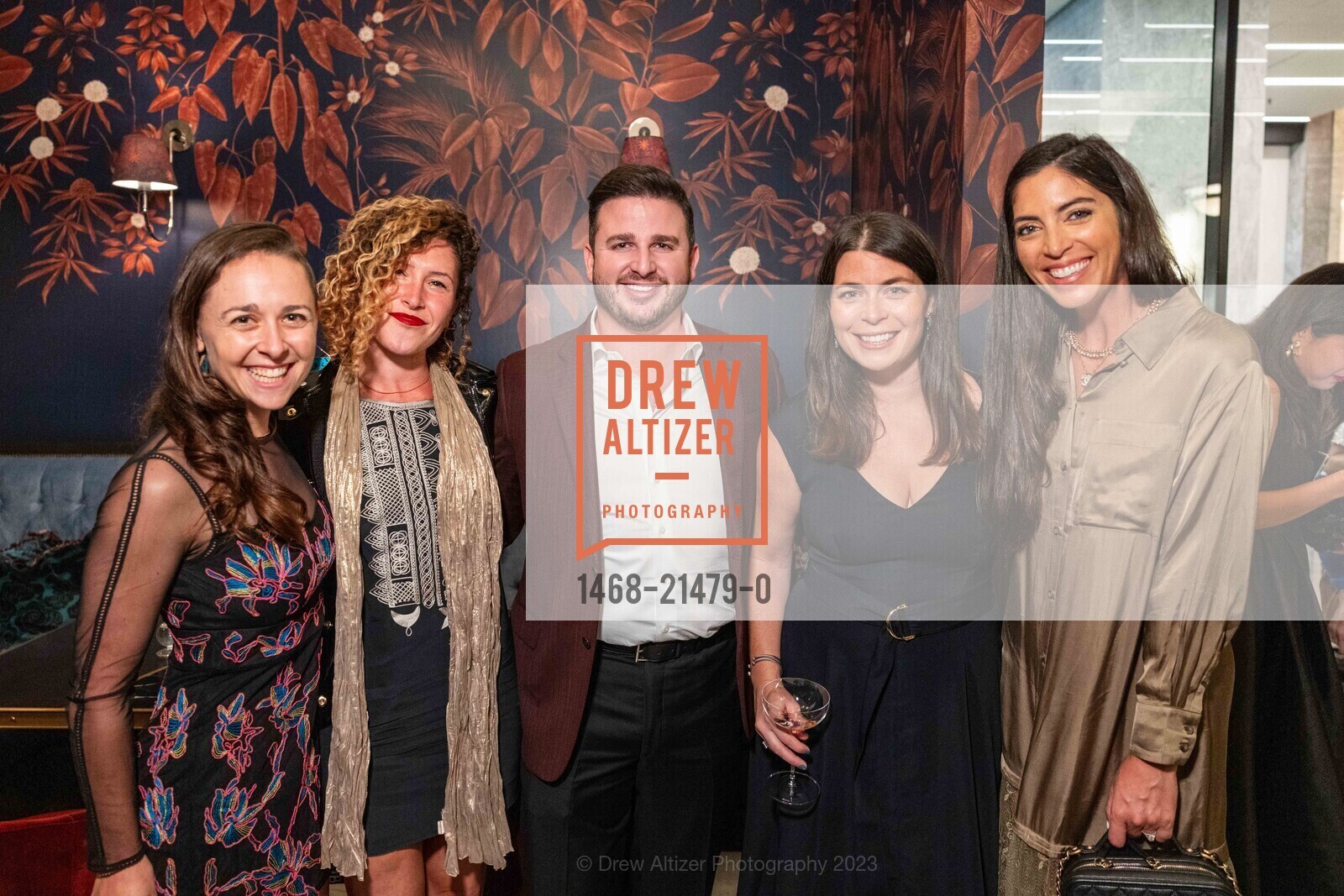 Raizel Dewitt, Katrina Zheleznyak, Arthur Gallanter, Elizabeth Gallanter, Bailey Chamblee, Representation Project's 2023 Gala, The Conservatory at One Sansome. One Sansome St, SF, CA 94104 US, November 9th, 2023, Photo #1468-21479-0 Raizel Dewitt, Katrina Zheleznyak, Arthur Gallanter, Elizabeth Gallanter, Bailey Chamblee, Photo #1468-21479-0