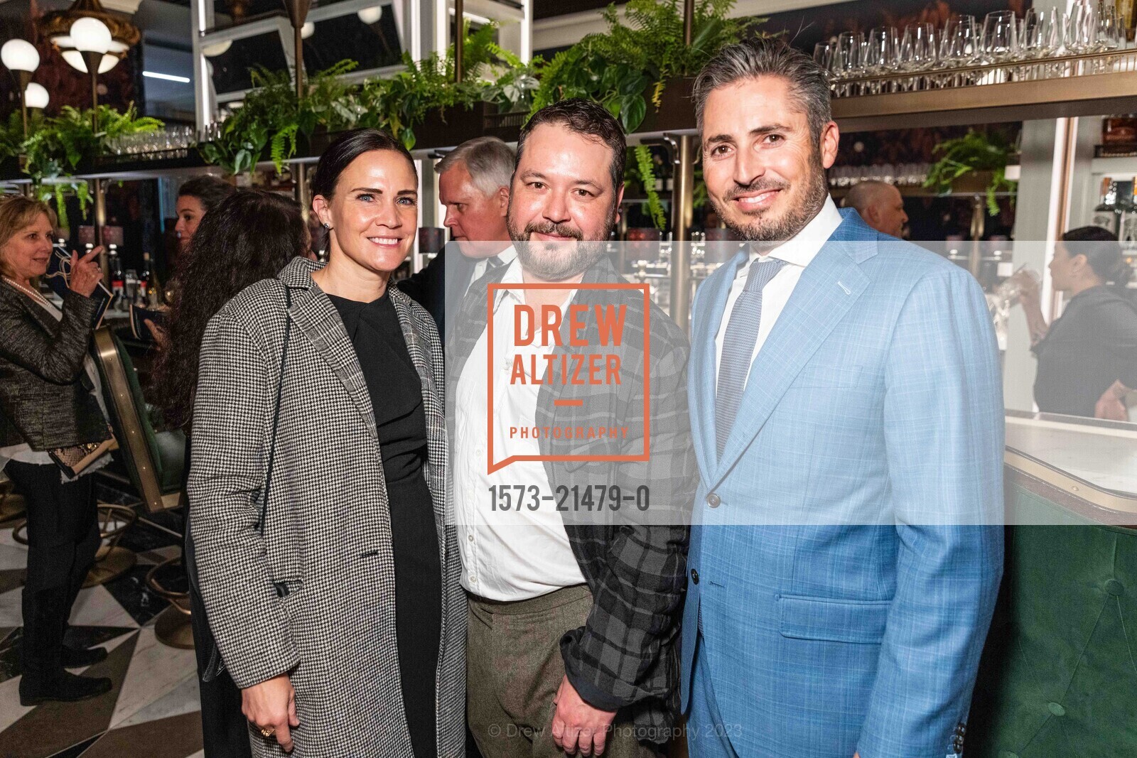 Christina Bryant, Brandon Hernandez, Brian Brokaw, Representation Project's 2023 Gala, The Conservatory at One Sansome. One Sansome St, SF, CA 94104 US, November 9th, 2023, Photo #1573-21479-0 Christina Bryant, Brandon Hernandez, Brian Brokaw, Photo #1573-21479-0