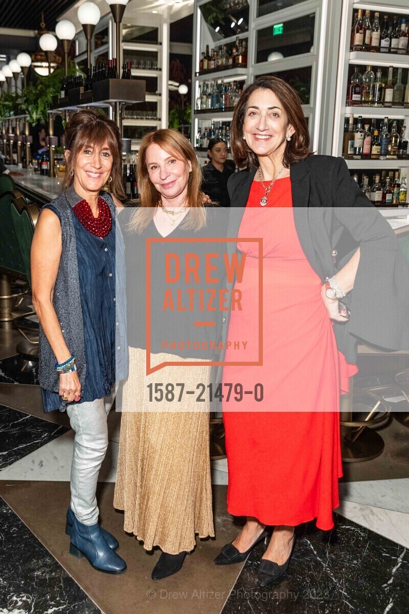 Betsy Zieger, Lisa Stone Pritzker, Pam Baer, Representation Project's 2023 Gala, The Conservatory at One Sansome. One Sansome St, SF, CA 94104 US, November 9th, 2023, Photo #1587-21479-0 Betsy Zieger, Lisa Stone Pritzker, Pam Baer, Photo #1587-21479-0