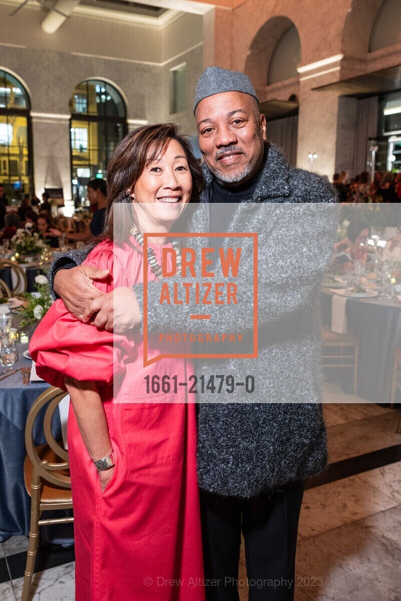 Lucia Choi-Dalton, Alonzo King, Representation Project's 2023 Gala, The Conservatory at One Sansome. One Sansome St, SF, CA 94104 US, November 9th, 2023, Photo #1661-21479-0 Lucia Choi-Dalton, Alonzo King, Photo #1661-21479-0