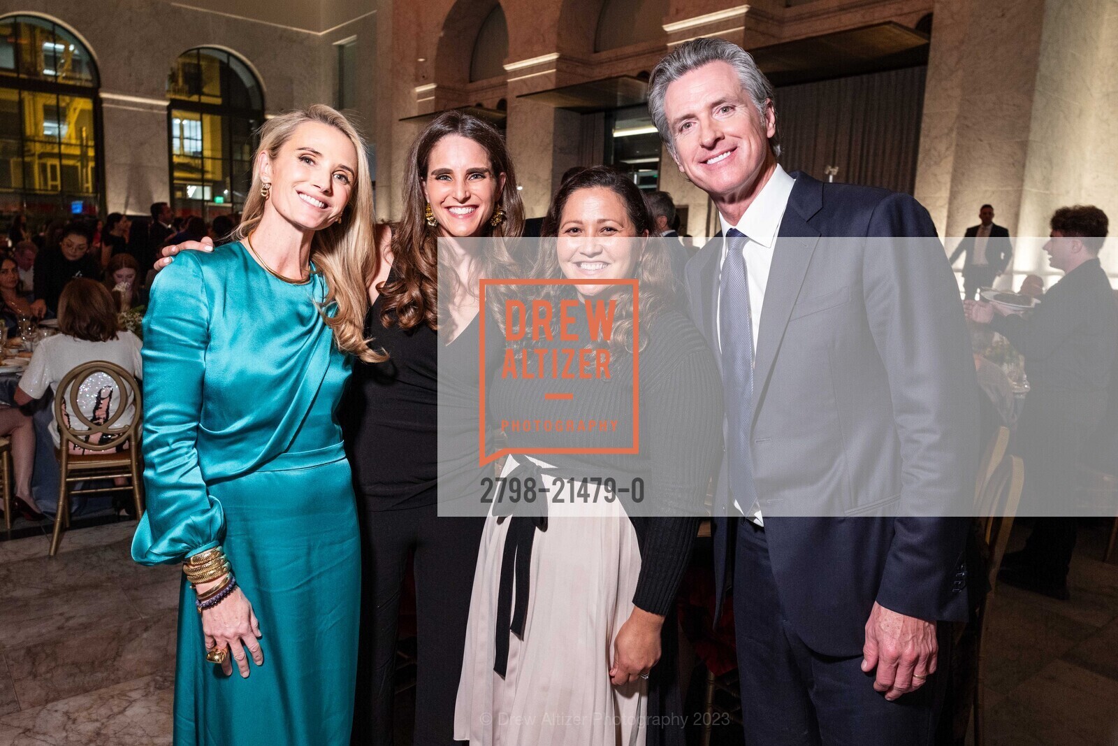 Jennifer Siebel Newsom, Julia Spiegel, Holly Martinez, Gavin Newsom, Representation Project's 2023 Gala, The Conservatory at One Sansome. One Sansome St, SF, CA 94104 US, November 9th, 2023, Photo #2798-21479-0 Jennifer Siebel Newsom, Julia Spiegel, Holly Martinez, Gavin Newsom, Photo #2798-21479-0
