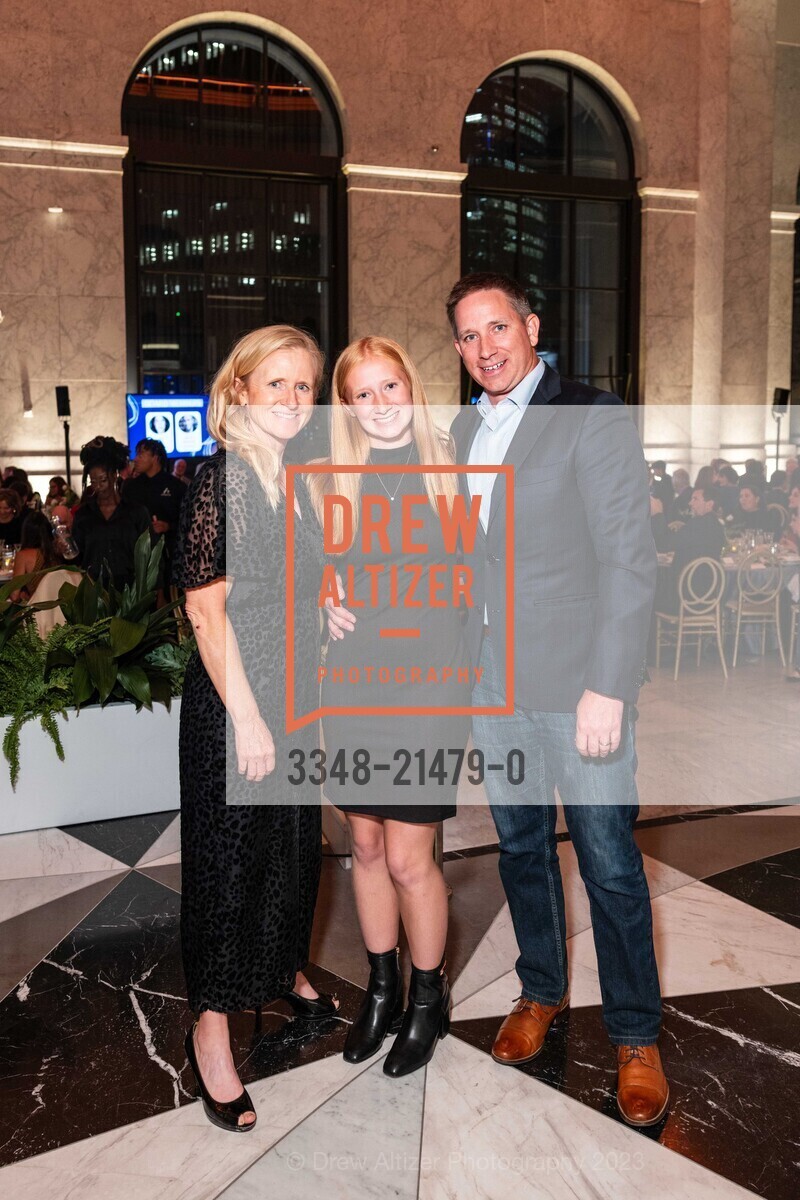 Kelly Nykodym, Colby Freese, Jessie Freese, Representation Project's 2023 Gala, The Conservatory at One Sansome. One Sansome St, SF, CA 94104 US, November 9th, 2023, Photo #3348-21479-0 Kelly Nykodym, Colby Freese, Jessie Freese, Photo #3348-21479-0