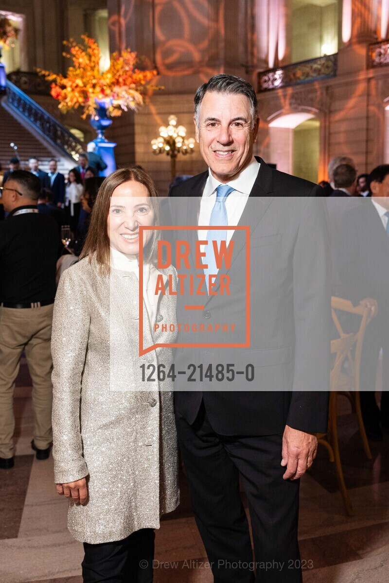 Eleni Kounalakis, Markos Kounalakis, San Francisco City Hall hosts ABAC Reception for APEC Leader's Week, San Francisco City Hall. 1 Dr Carlton B Goodlett Pl, SF, CA 94102 US, November 12th, 2023, Photo #1264-21485-0 Eleni Kounalakis, Markos Kounalakis, Photo #1264-21485-0