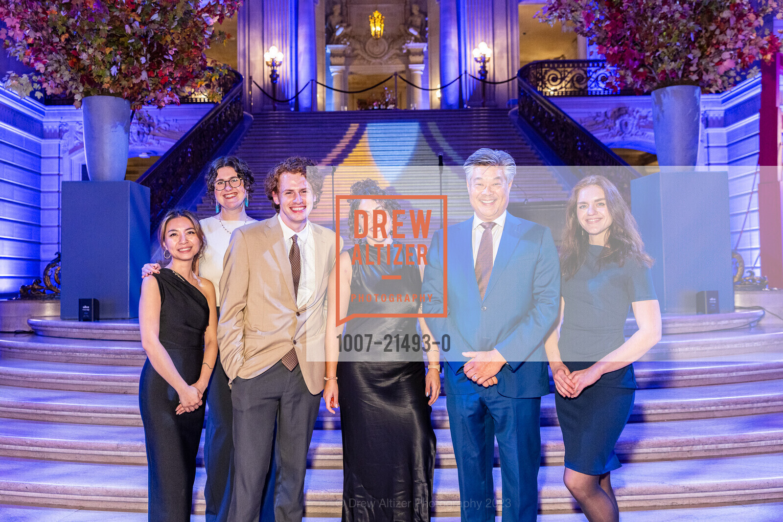 Anita Huang, Emily Abraham, Tyler Schrepel, Shamrina Oshana, Rodney Fong, Maria Pechurina, San Francisco Chamber of Commerce & The APEC Innovation Zone at City Hall, San Francisco City Hall. 1 Dr Carlton B Goodlett Pl, SF, CA 94102, November 16th, 2023, Photo #1007-21493-0 Anita Huang, Emily Abraham, Tyler Schrepel, Shamrina Oshana, Rodney Fong, Maria Pechurina, Photo #1007-21493-0