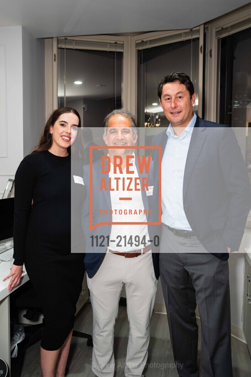 Lamees Al Dossasri, Farshad Mashayekhi, Jackson Crowther, Union Square Dental Practice hosts a Dental & Medical Networking Soiree, Union Square Dental. 450 Sutter St, SF, CA 94108 US, Photo #1121-21494-0 Lamees Al Dossasri, Farshad Mashayekhi, Jackson Crowther, Photo #1121-21494-0