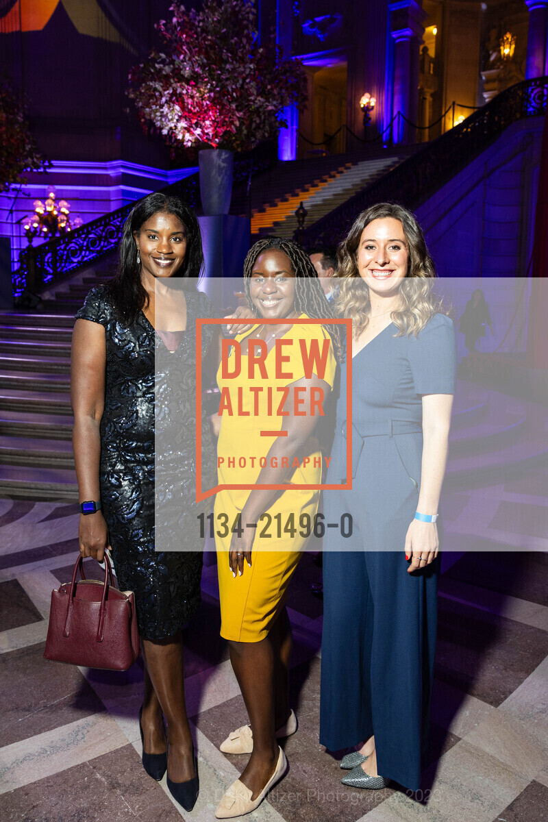 Tyra Fennell, Chantel Carnes, Jackie Hazelwood, San Francisco City Hall hosts The Mayor's Media Reception for APEC 2023, San Francisco City Hall. 1 Dr Carlton B Goodlett Pl, SF, CA 94102 US, November 16th, 2023, Photo #1134-21496-0 Tyra Fennell, Chantel Carnes, Jackie Hazelwood, Photo #1134-21496-0