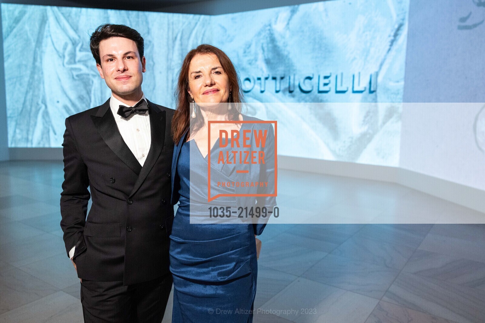 Furio Rinaldi, Clarita Di Giovanni, Botticelli Drawings Black Tie Dinner, Legion of Honor. 100 34th Ave, SF, CA 94121 US, November 17th, 2023, Photo #1035-21499-0 Furio Rinaldi, Clarita Di Giovanni, Photo #1035-21499-0