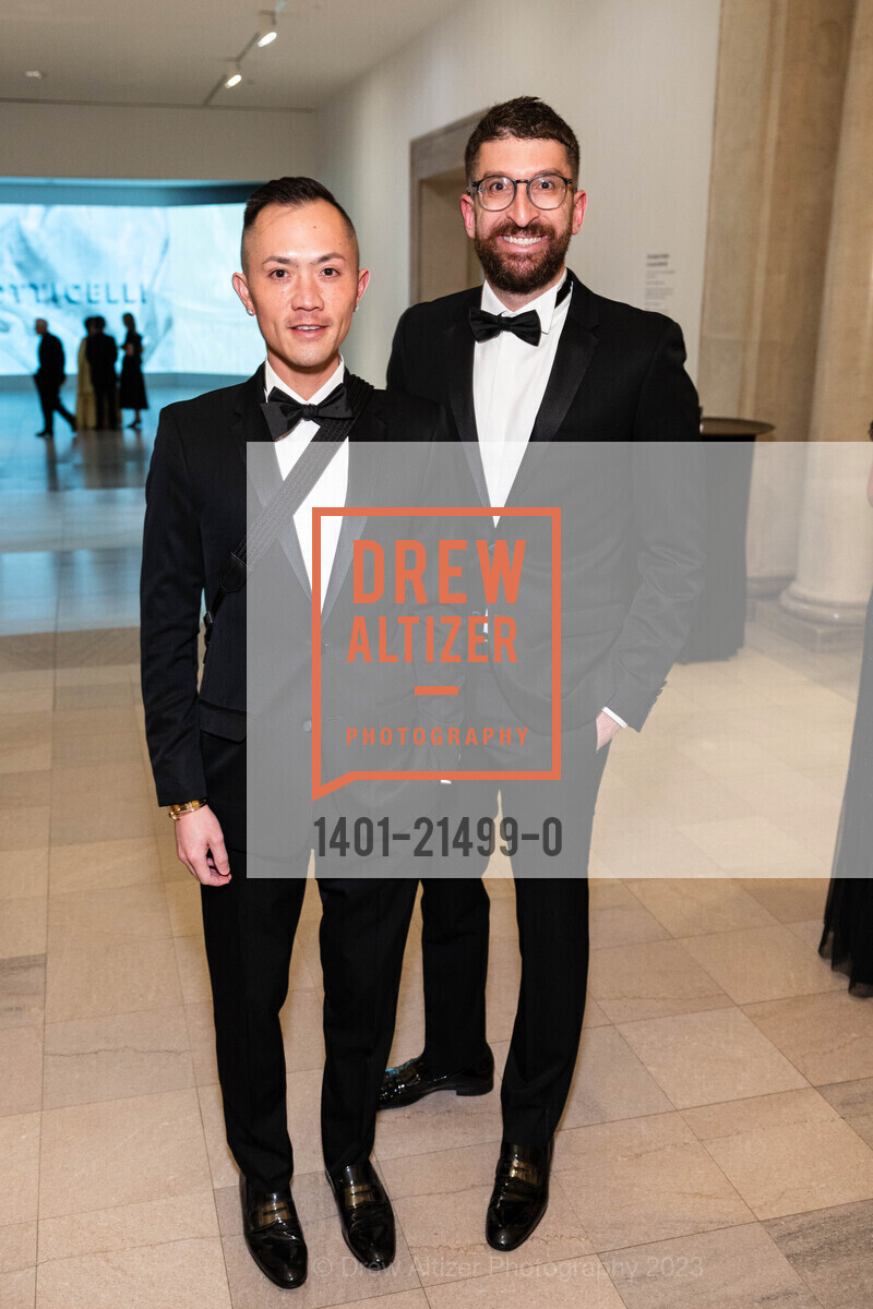 Alan Fong, Elliot Fruchtman, Botticelli Drawings Black Tie Dinner, Legion of Honor. 100 34th Ave, SF, CA 94121 US, November 17th, 2023, Photo #1401-21499-0 Alan Fong, Elliot Fruchtman, Photo #1401-21499-0