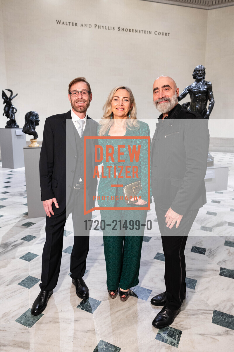 Sergio Strozzi, Mariangela Zappia, Simone Mazzetto, Botticelli Drawings Black Tie Dinner, Legion of Honor. 100 34th Ave, SF, CA 94121 US, November 17th, 2023, Photo #1720-21499-0 Sergio Strozzi, Mariangela Zappia, Simone Mazzetto, Photo #1720-21499-0