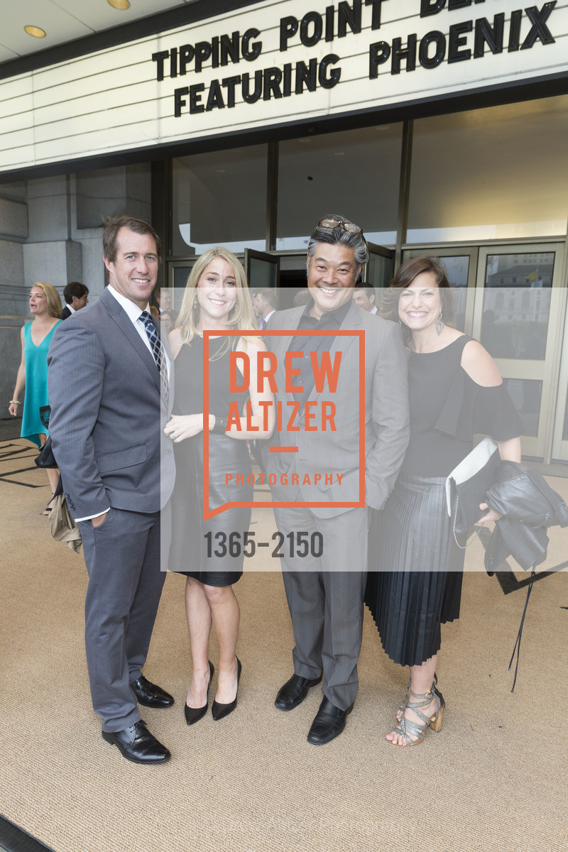 Adam Messner, Allison Messner, Rodney Fong, Alicia Allbin, Tipping Point Community 2017 benefit, Bill Graham Auditorium. 99 Grove St. San Francisco, California 94102, Photo #1365-2150 Adam Messner, Allison Messner, Rodney Fong, Alicia Allbin, Photo #1365-2150