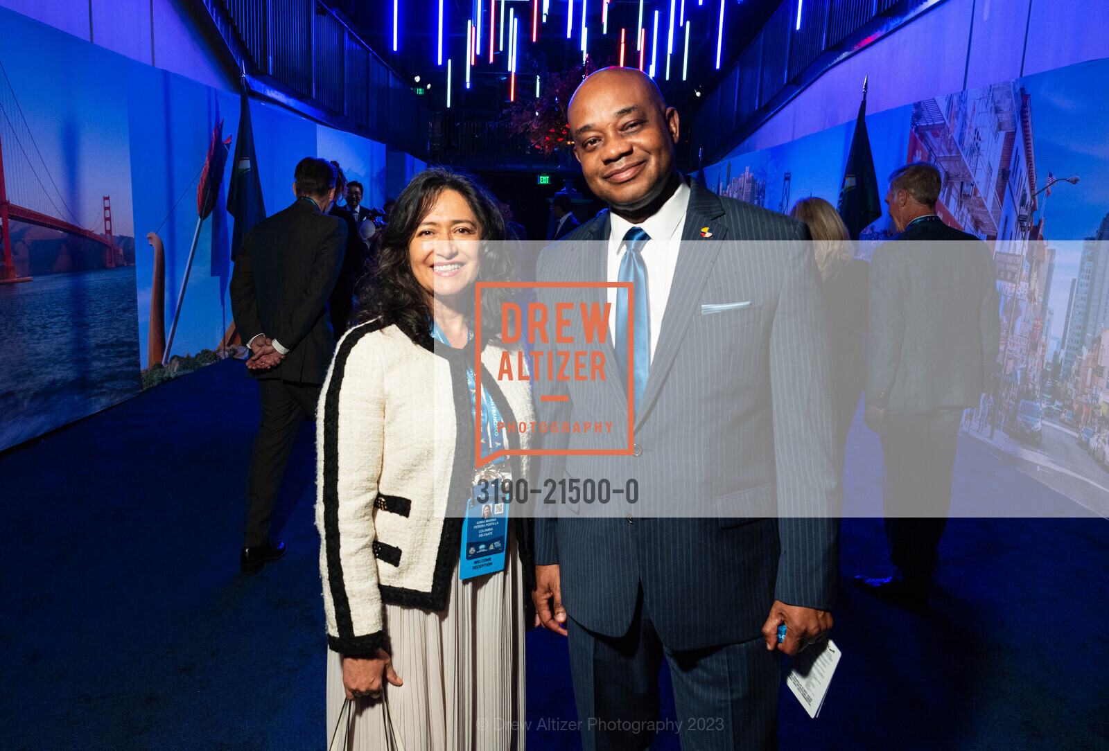 Sonia Pereira, Luis Murillo, San Francisco Welcomes APEC 2023 Leaders at The Exploratorium, Exploratorium. Pier 15 Embarcadero at, Green St, San Francisco, CA 94111, November 15th, 2023, Photo #3190-21500-0 Sonia Pereira, Luis Murillo, Photo #3190-21500-0
